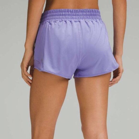 Lululemon Hotty Hot High-Rise Lined Short Dark Lavender